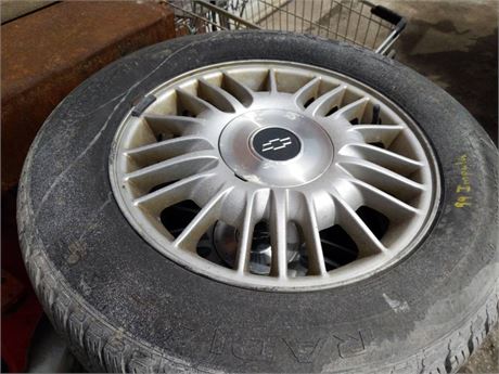 Aluminum Rims and All Season Tires